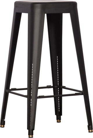 Café Bar Stool – Black Metal - Bar Stool Café Bar Stool – Black Metal - Bar Stool