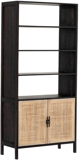 Aline Bookshelf - Black Wash - Bookcase Aline Bookshelf - Black Wash - Bookcase