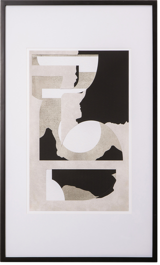 Vichy Abstract Collage III - Wall Art Vichy Abstract Collage III - Wall Art