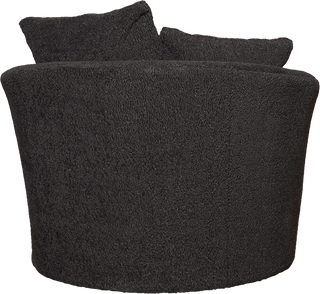 Clara Swivel Chair  -  Cuddle Charcoal