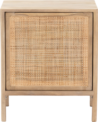 Luna Left-Side Nightstand  -  Natural Mango