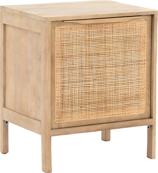 Luna Left-Side Nightstand  -  Natural Mango