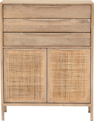 Luna Tall Dresser  -  Natural Mango
