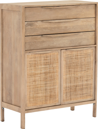 Luna Tall Dresser  -  Natural Mango