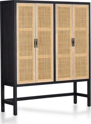 Aline Cabinet  -  Black Wash