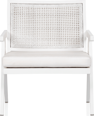 St Vincent Outdoor Lounge Chair  -  White