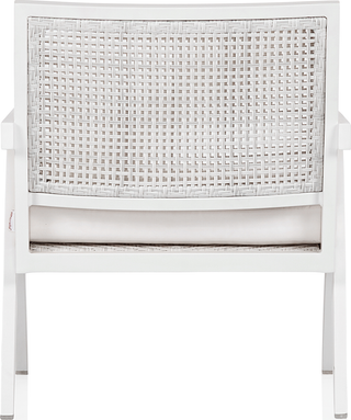 St Vincent Outdoor Lounge Chair  -  White