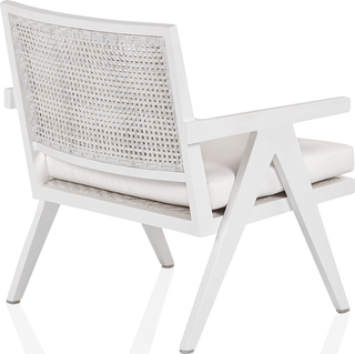 St Vincent Outdoor Lounge Chair  -  White
