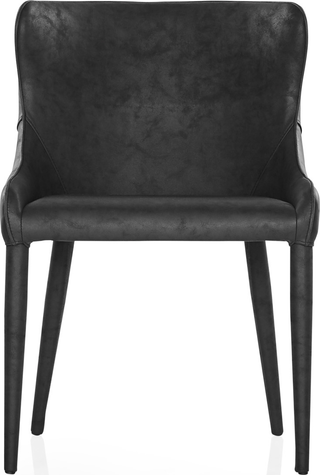 Markson Dining Chair  -  Black Vegan Leather