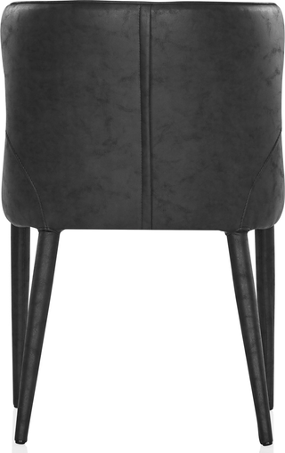 Markson Dining Chair  -  Black Vegan Leather