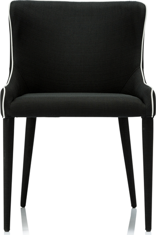 Markson Dining Chair  -  Black/White Lining