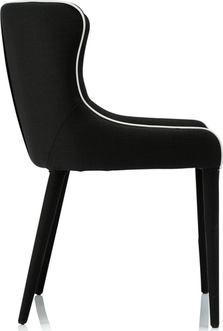 Markson Dining Chair  -  Black/White Lining