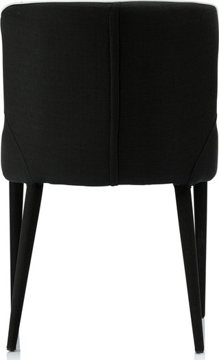 Markson Dining Chair  -  Black/White Lining