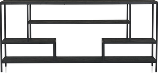 Odessa Low Console  -  Drifted Matte Black