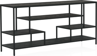 Odessa Low Console  -  Drifted Matte Black