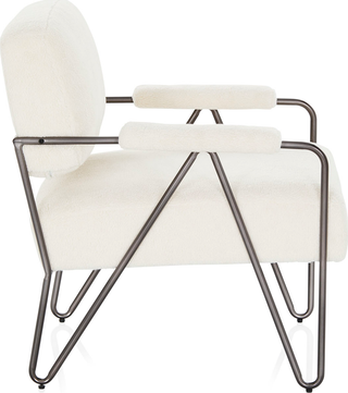 Lydia Occasional Chair  -  White