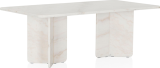 Como Marble Rectangle Dining Table  -  96