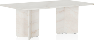 Como Marble Rectangle Dining Table  -  96