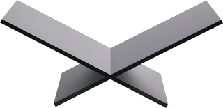 Black Lucite Book Stand