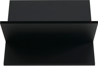 Black Lucite Book Stand