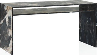 Vertu Marble Desk  -  Petrol