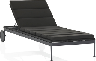 Malmo Outdoor Sunlounge  -  Charcoal