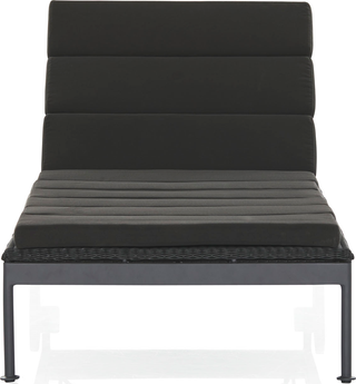 Malmo Outdoor Sunlounge  -  Charcoal