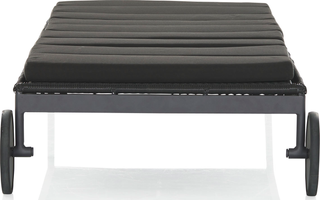 Malmo Outdoor Sunlounge  -  Charcoal