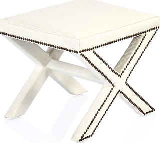 Capri Stool  -  Boucle Ivory