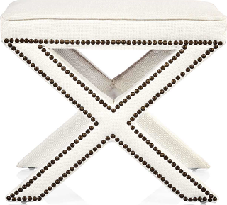 Capri Stool  -  Boucle Ivory