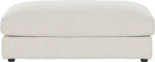 New Harlem Modular Sofa  -  Ottoman  - Ivory Boucle