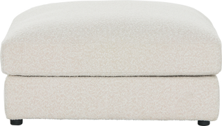 New Harlem Modular Sofa  -  Ottoman  - Ivory Boucle