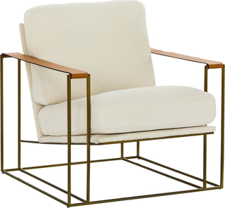 Oryan Occasional Chair  - Boucle White