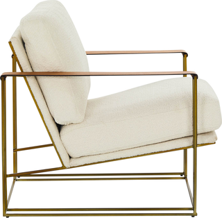 Oryan Occasional Chair  - Boucle White