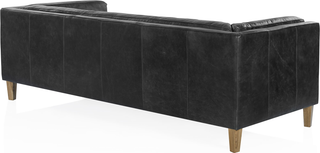 Vittoria Sofa  -  Ebony Leather