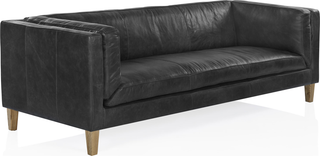 Vittoria Sofa  -  Ebony Leather