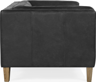 Vittoria Sofa  -  Ebony Leather