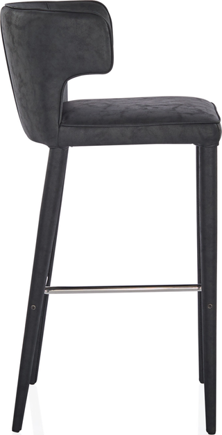 Melrose Counter Stool - Black Vegan Leather