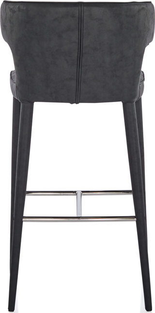 Melrose Counter Stool - Black Vegan Leather