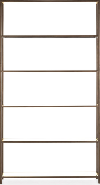 Arden Bookshelf  -  Brass