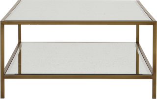 Arden Mirrored Coffee Table  -  Glass Top