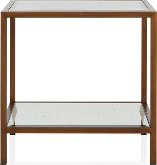 Arden Square Side Table  -  Brass