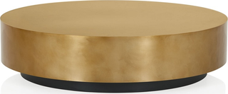 Monaco Brass Coffee Table  -  Round