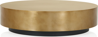 Monaco Brass Coffee Table  -  Round