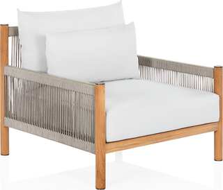 Architect Outdoor Lounge Chair  -  Natural