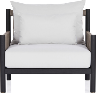 Architect Outdoor Lounge Chair  -  Grey/Black