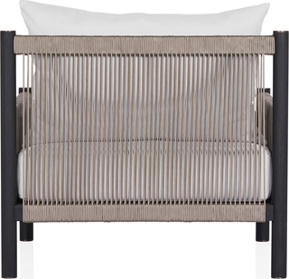 Architect Outdoor Lounge Chair  -  Grey/Black