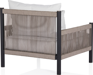 Architect Outdoor Lounge Chair  -  Grey/Black