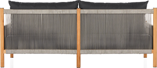 Architect Outdoor Sofa  -  Black/Natural