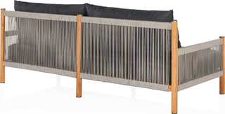 Architect Outdoor Sofa  -  Black/Natural